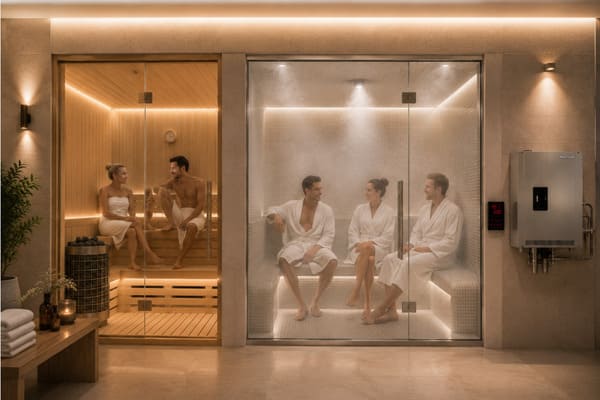 Commercial vs home steam generator comparison