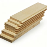 Spruce sauna wood boards