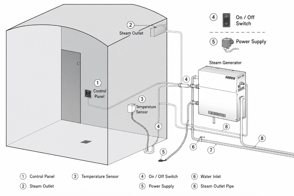 Harvia HGD Steam Generator
