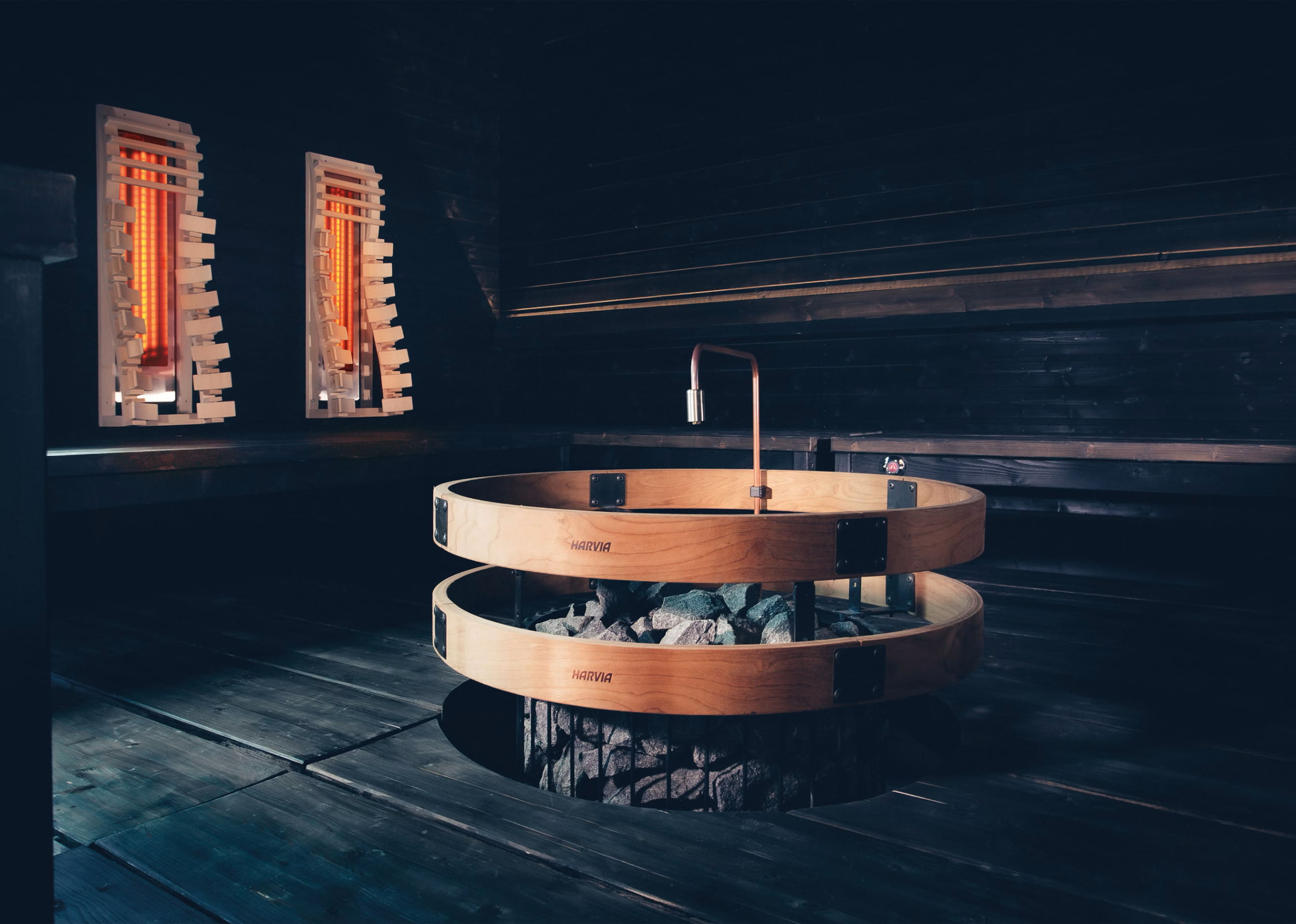 HARVIA sauna heaters -- official ROC Sauna-Solution partnership