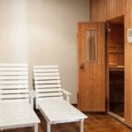 Sauna Door with Wooden Frame thumbnail