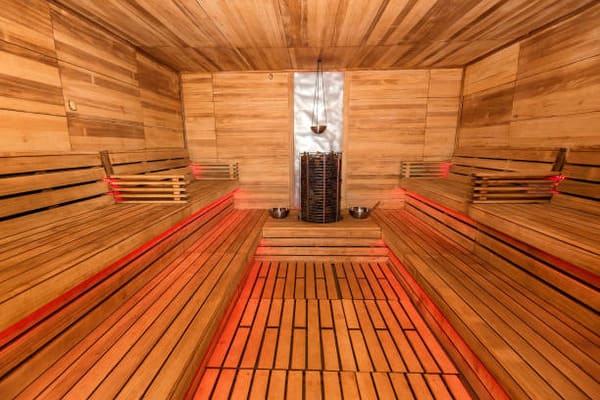 commercial infrared sauna capacity for gym traffic
