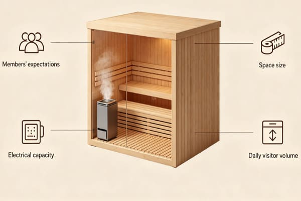 matching a sauna to gym needs