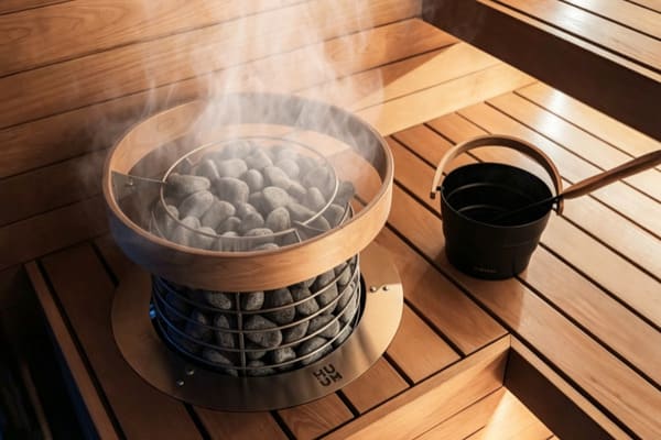how commercial infrared sauna heating works