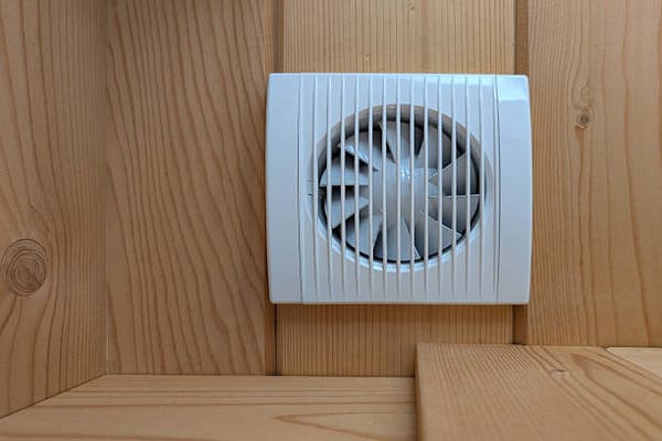 sauna air change calculation