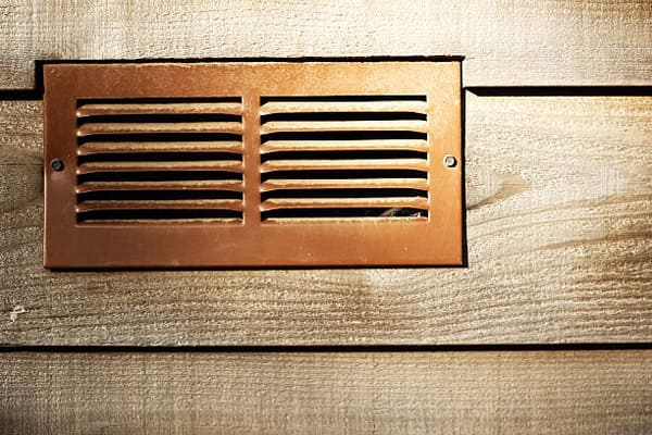 sauna exhaust vent placement