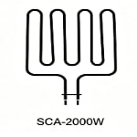 SCA sauna heater element 1000W to 3000W