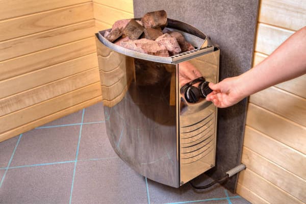 sauna heater continuous operation logic