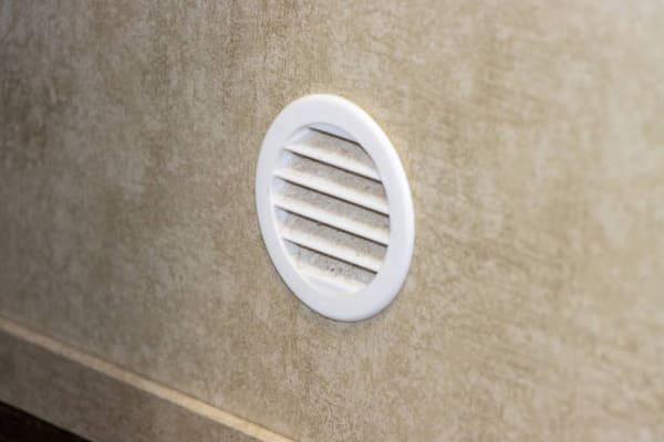 sauna air intake placement near stove