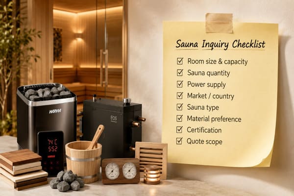 Commercial Sauna Project RFQ Checklist: What to Specify Before Requesting a Quote