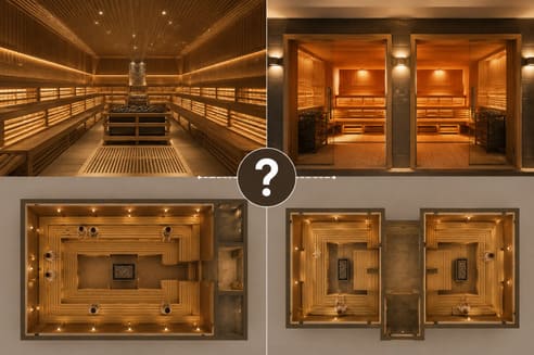 One Large Sauna or Two Smaller Rooms? Commercial Sauna Layout & Capacity Guide