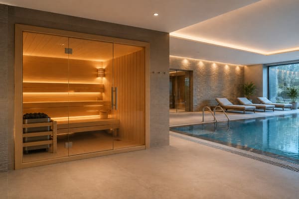 coastal poolside commercial sauna corrosion resistant stainless heater