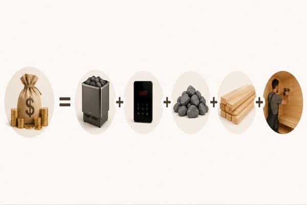 four ways to buy a commercial sauna and how cost changes