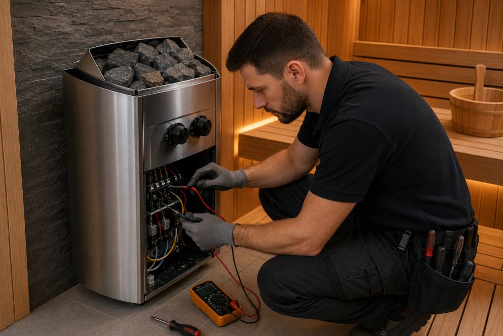 commercial sauna heater repair and troubleshooting guide for hotels spas and gyms