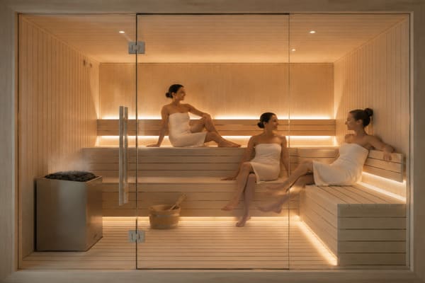 how to select commercial sauna heater kW sizing