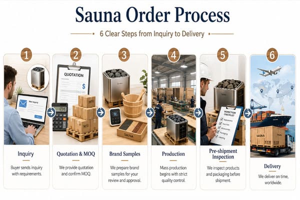 private label and OEM sauna products with custom branding
