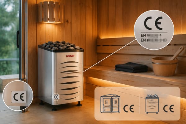 CE ETL RoHS certification documents for sauna export