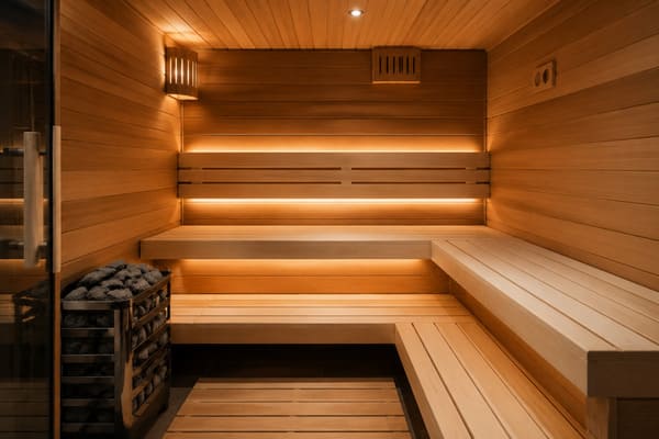 turning a small room into a commercial sauna conversion