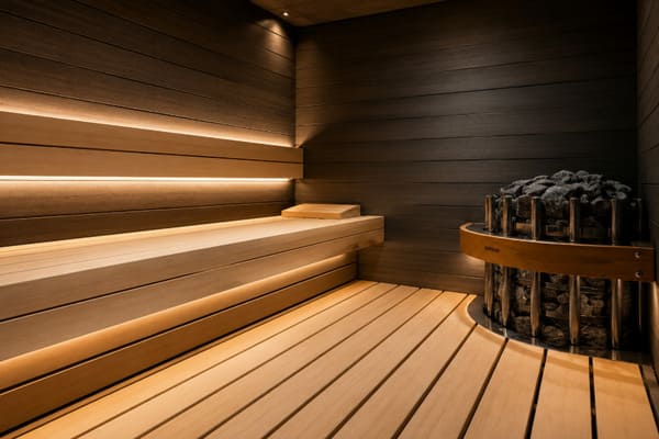 corner and compact sauna heater for small commercial sauna
