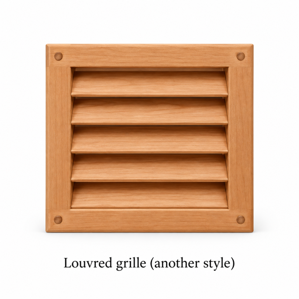 Louvred grille
