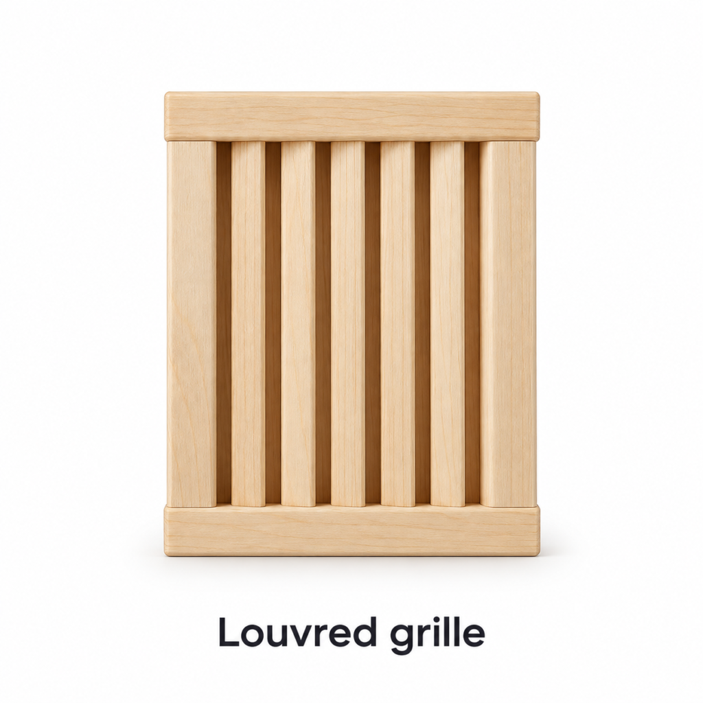 Louvred grille