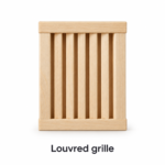 Louvred grille