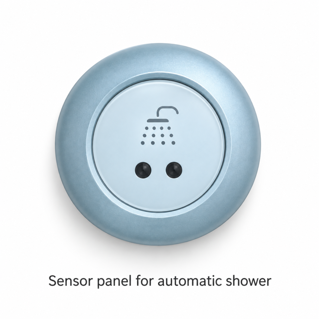 Sensor panel forautomatic shower