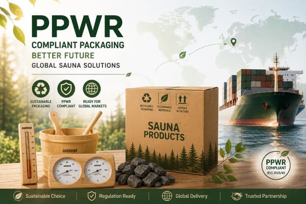 PPWR for Sauna Equipment Exports to the EU: What Buyers Need to Know (2026)