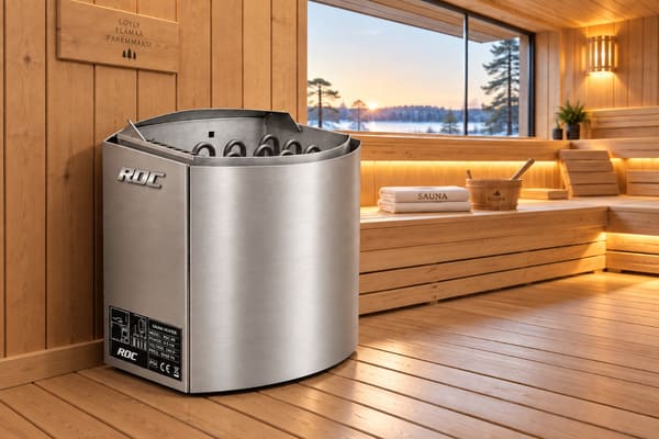 ROC HX Curved Sauna Heater (External Control)