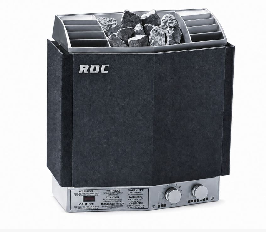 ROC SE Flocked-Panel Sauna Heater (Built-in Control)