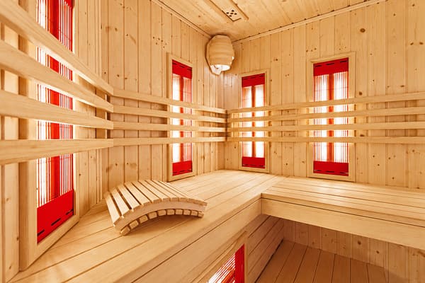 what a good commercial infrared sauna looks like quality panels controls and safety features