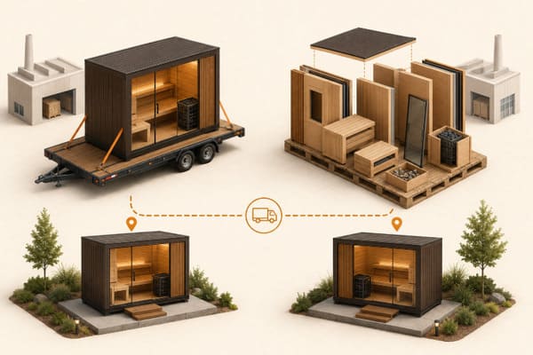 modular sauna consistent factory-built quality across multiple hotel locations