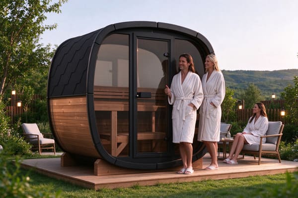 Barrel saunas